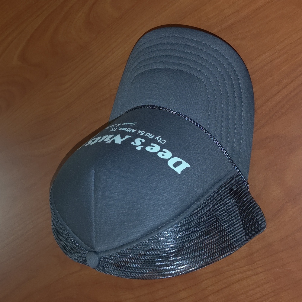 Dee's Nuts Screen Printed Logo Snapback Hat Cap - image 6